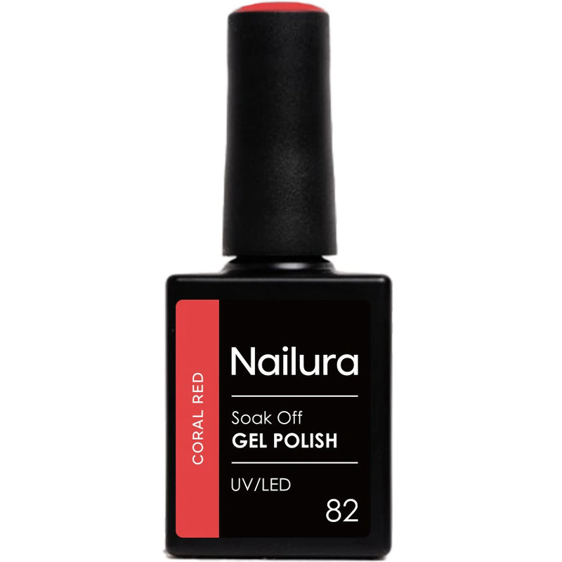 Nailura Gel Polish 10 ml - 82 Coral Red