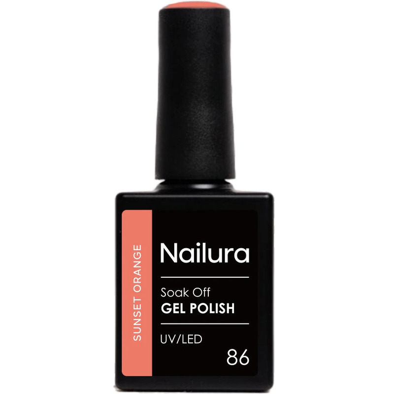 Nailura Gel Polish 86 – Sunset Orange – 10 ml