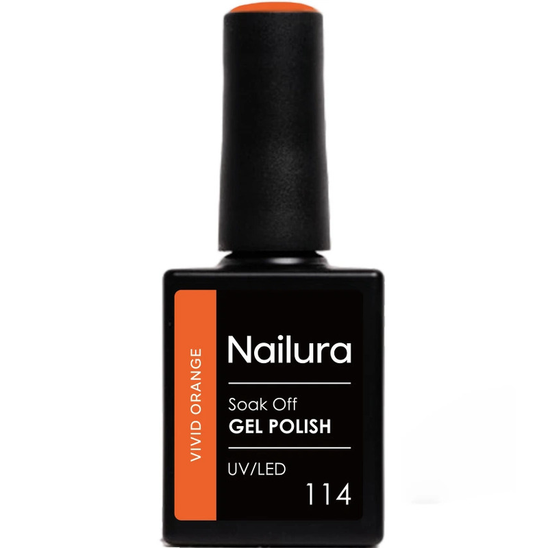 Nailura Gel Polish 10 ml - 114 Vivid Orange