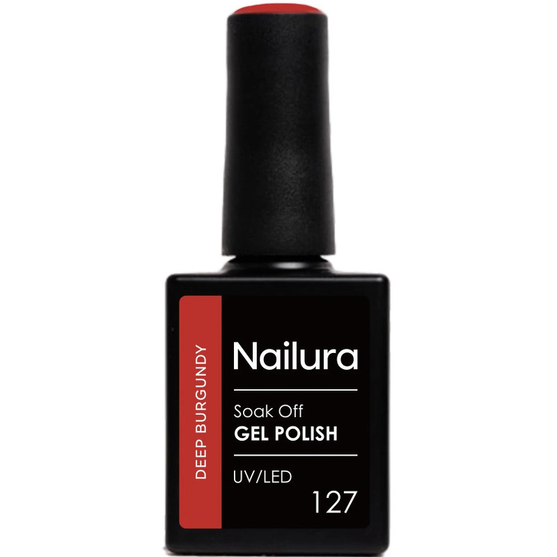 Nailura Gelpolish 127 – Deep Burgundy – 10 ml