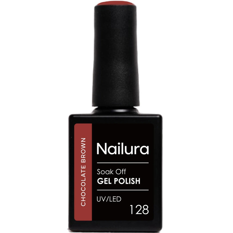 Nailura Gel Polish 10 ml - 128 Chocolate Brown
