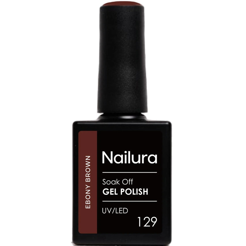 Nailura Gelpolish 129 – Ebony Brown – 10 ml