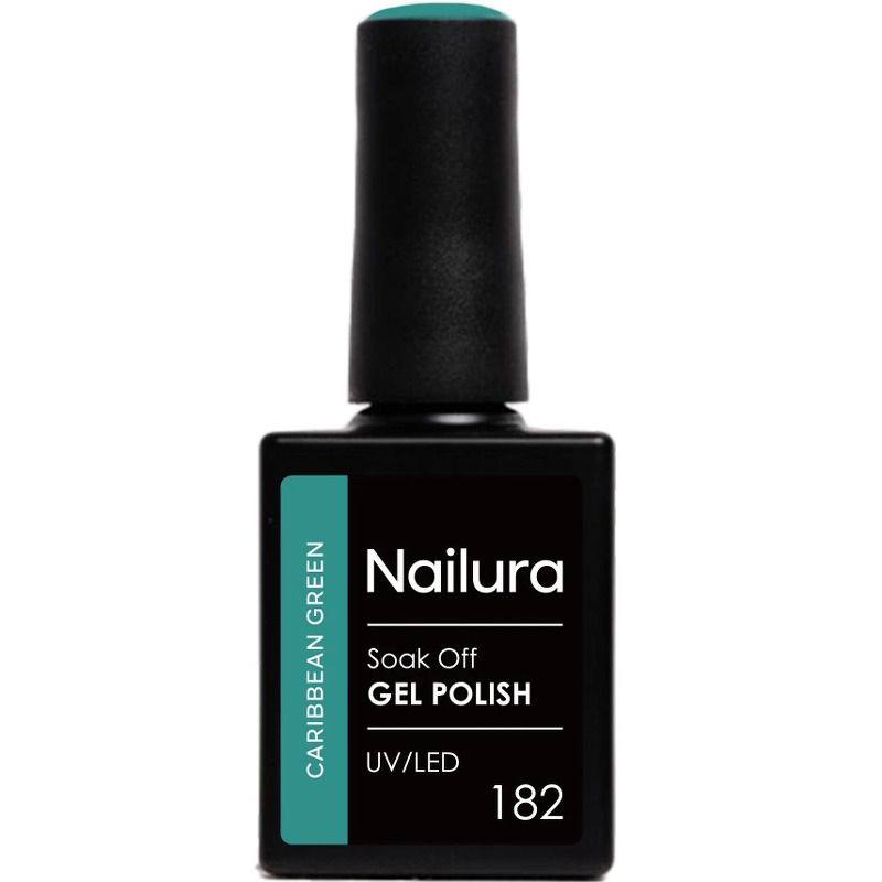 Nailura Gel Polish 10 ml - 182 Caribbean Green