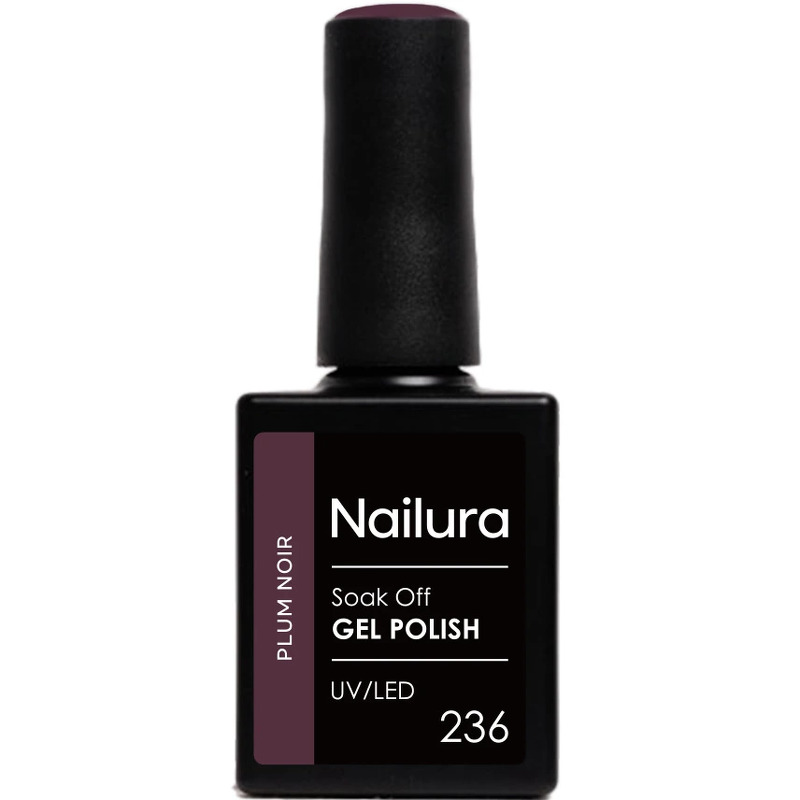 Nailura Gel Polish 10 ml - 236 Plum Noir