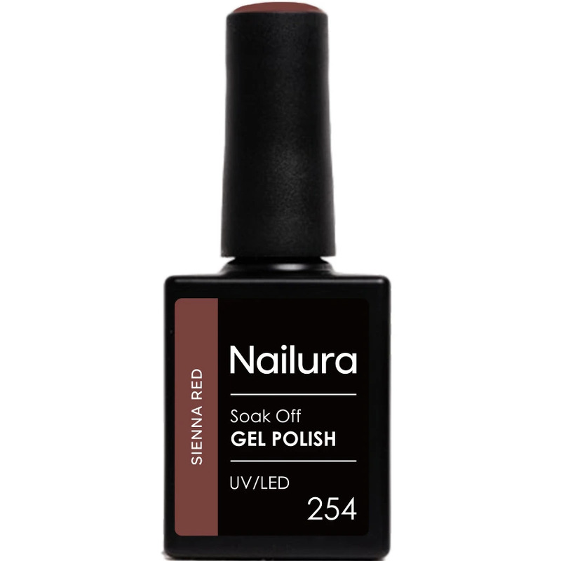 Nailura Gel Polish 10 ml - 254 Sienna Red