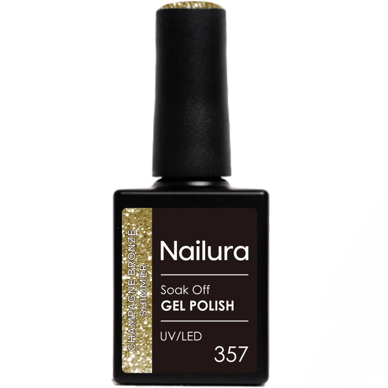 Nailura Gelpolish 357 – Champagne Bronze Shimmer – 10 ml