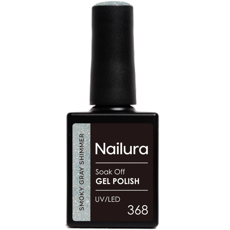 Nailura Gel Polish 368 – Smoky Gray Shimmer – 10 ml