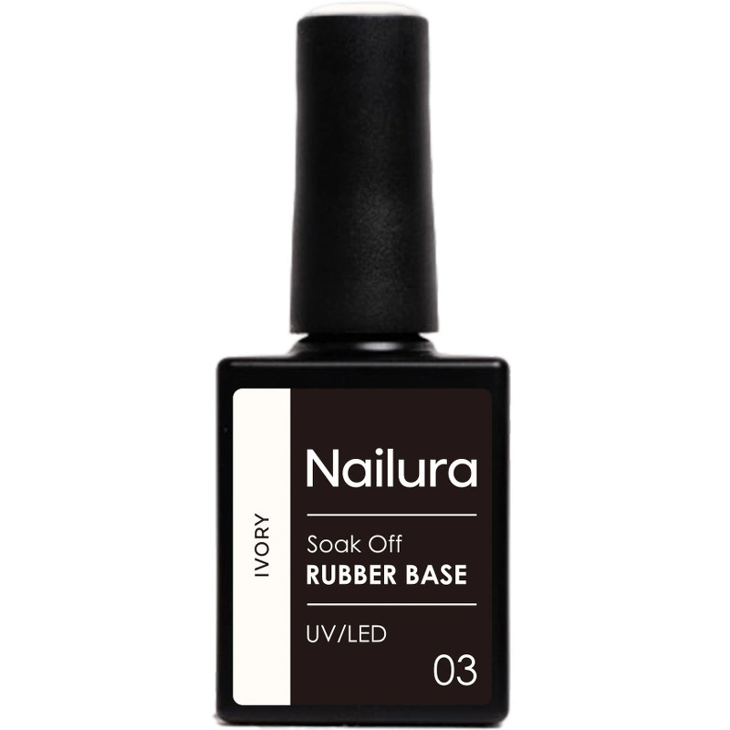 Nailura Rubber Base 3 – Ivory – 10 ml