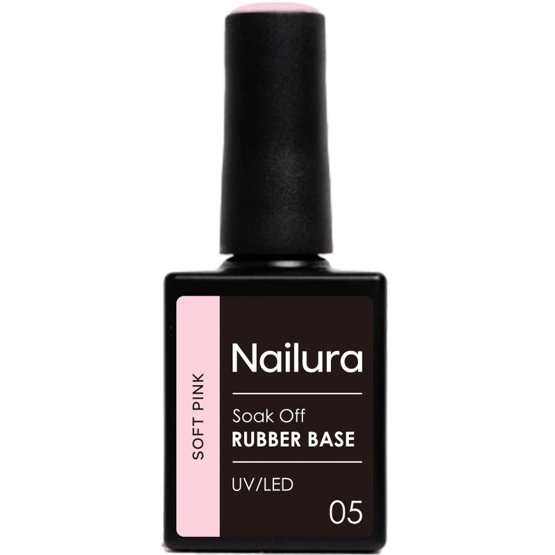 Nailura Rubber Base 5 – Soft Pink – 10 ml