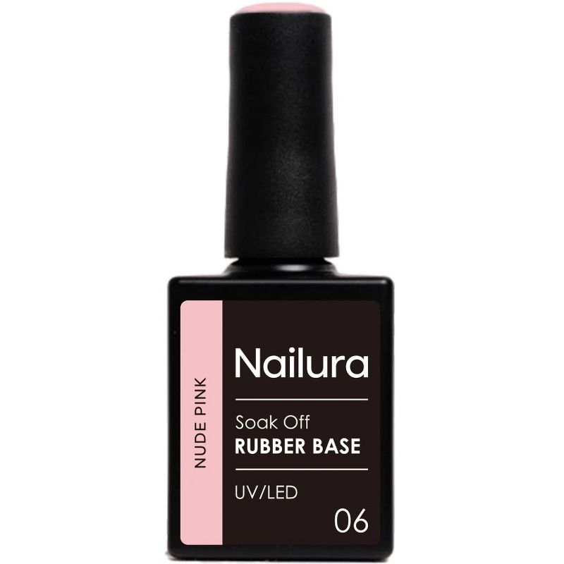 Nailura Rubber Base 6 – Nude Pink – 10 ml