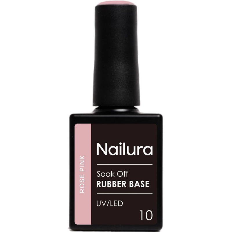 Nailura Rubber Base 10 – Rose Pink – 10 ml