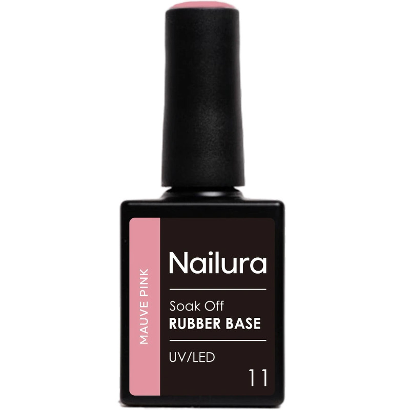 Nailura Rubber Base 11 – Mauve Pink – 10 ml