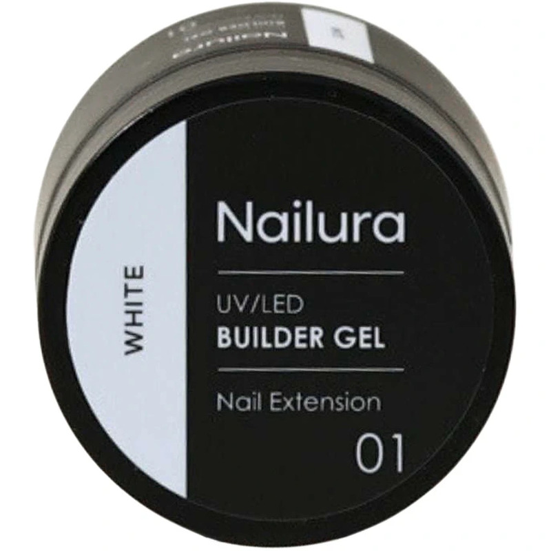 Nailura Builder Gel 1 – Hvid – 10 ml