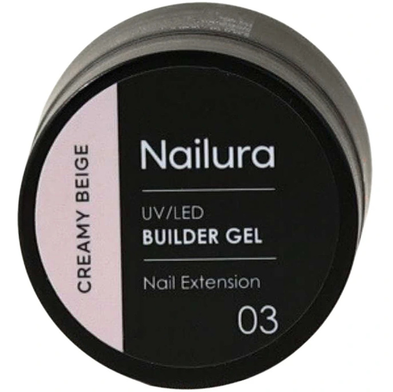 Nailura Builder Gel 3 – Creamy Beige – 10 ml