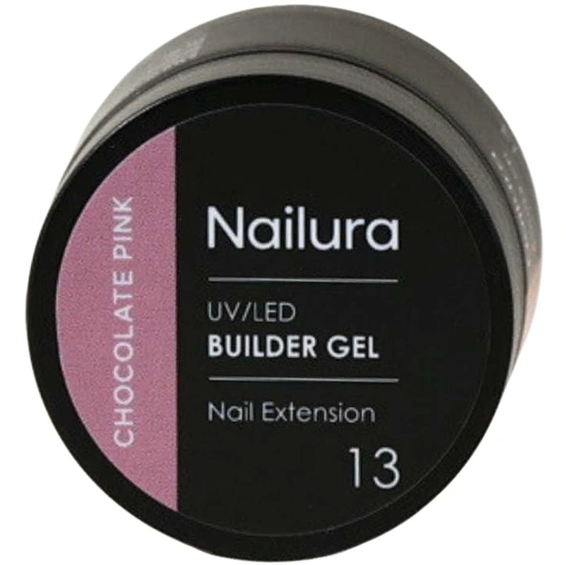 Nailura Builder Gel 13 – Chocolate Pink – 10 ml