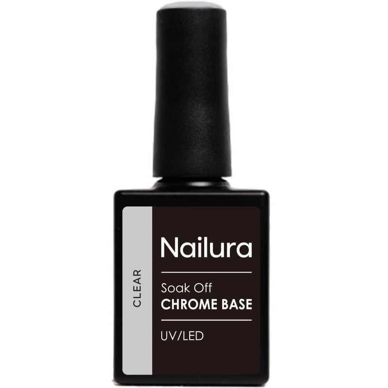 Nailura Chrome Base Clear Gel – Klar – 10 ml