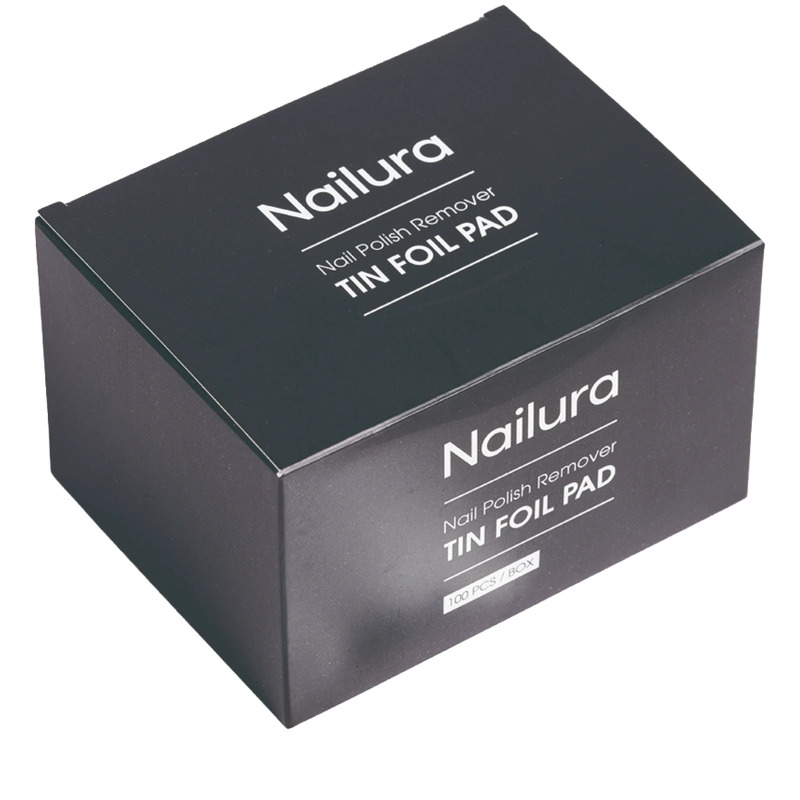 Nailura Gel Polish Remover Tin Foil Pad 100 pieces