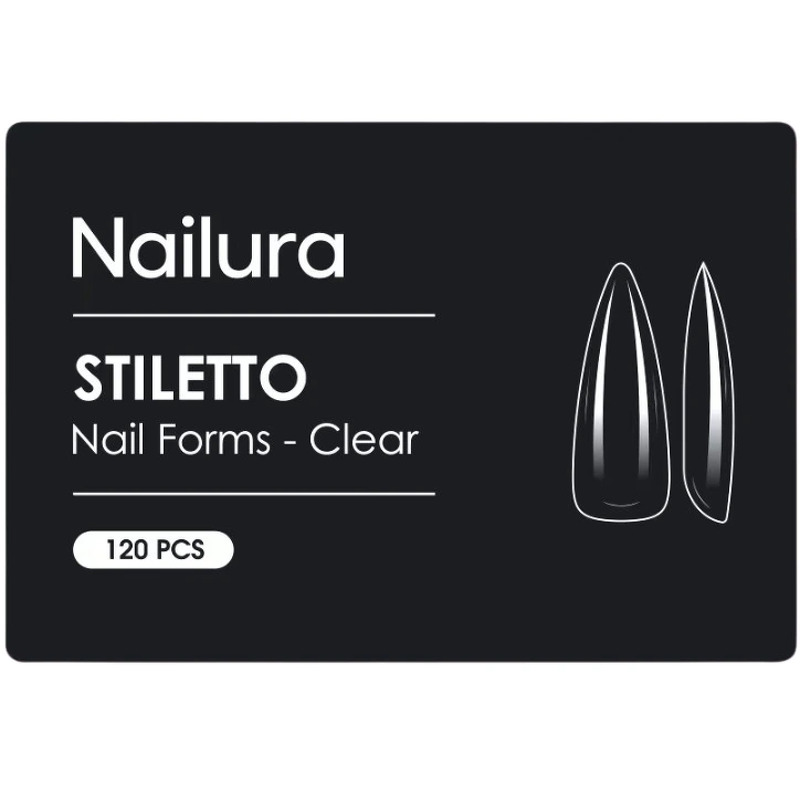 Nailura Nail Tips 120 pieces - Stiletto