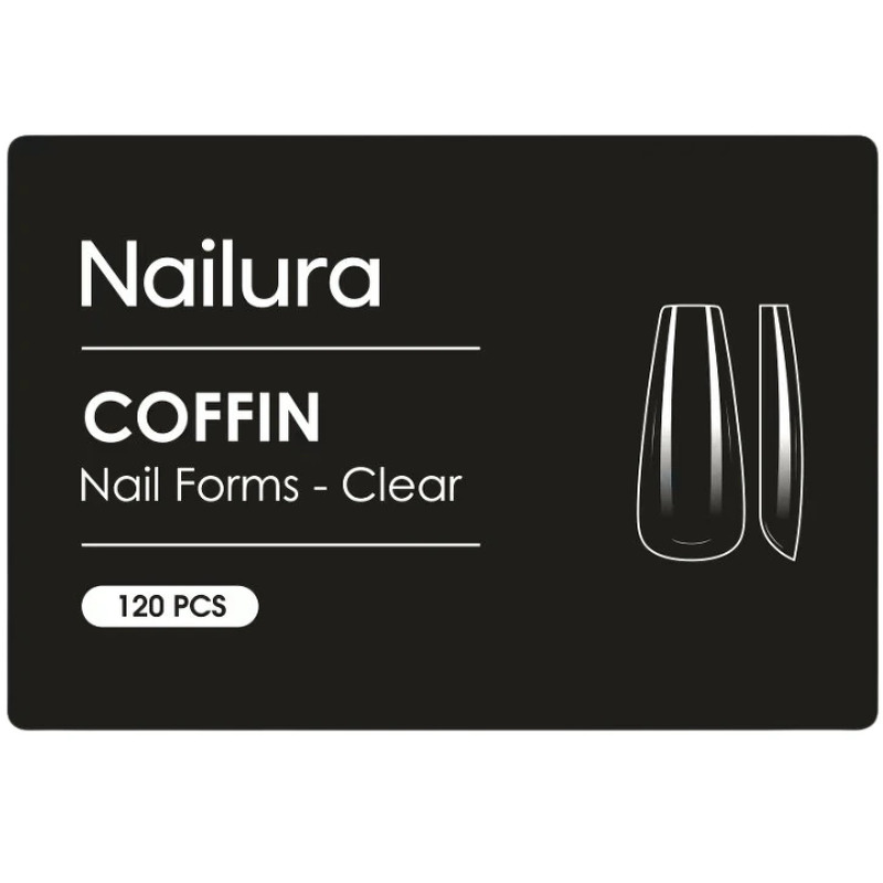 Nailura Nail Tips 120 pieces - Coffin