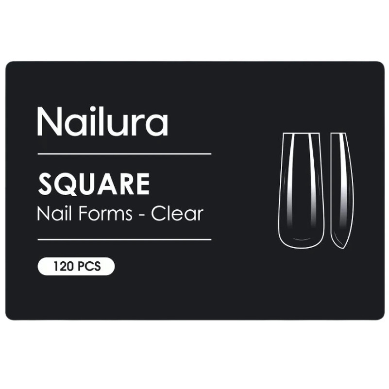 Nailura Nail Tips 120 pieces - Square