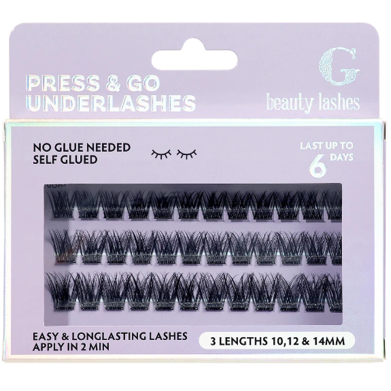 G Beauty Lashes Press & Go Underlashes - Rave