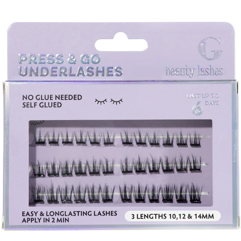 G Beauty Lashes Press & Go Underlashes - Chrush