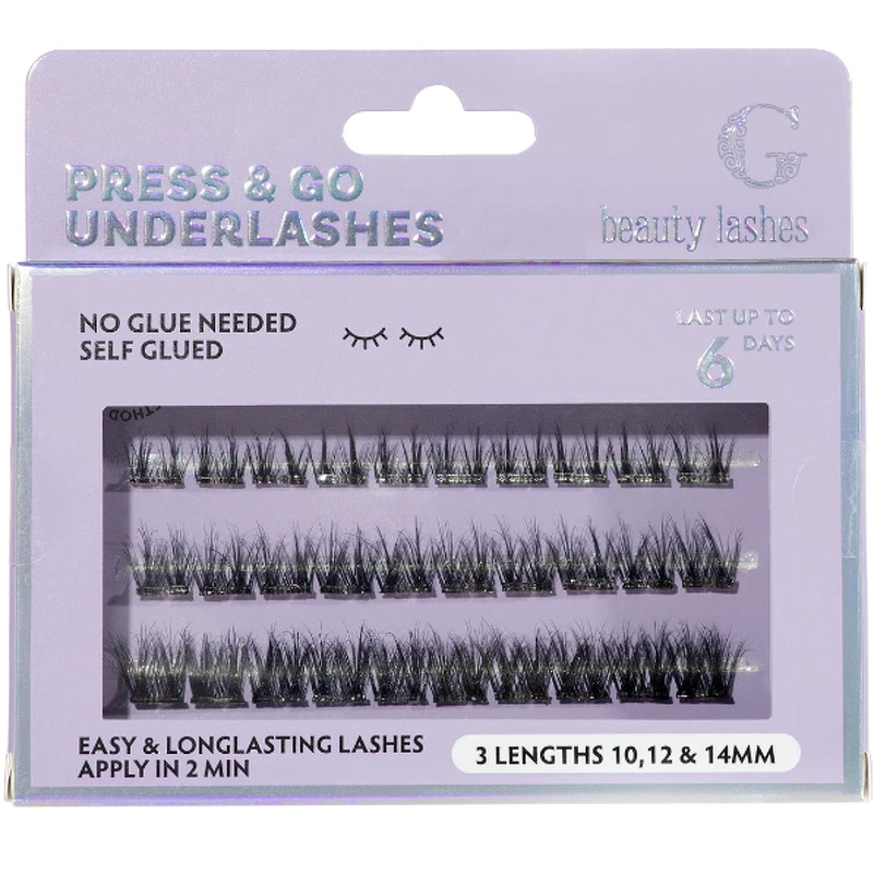 G Beauty Lashes Press & Go Underlashes - Date