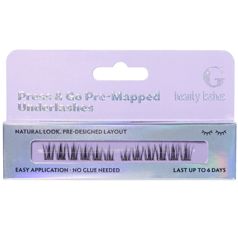 G Beauty Lashes Press & Go pre-mapped Underlashes - Glow