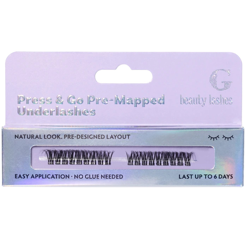 G Beauty Lashes Press & Go pre-mapped Underlashes - Fever