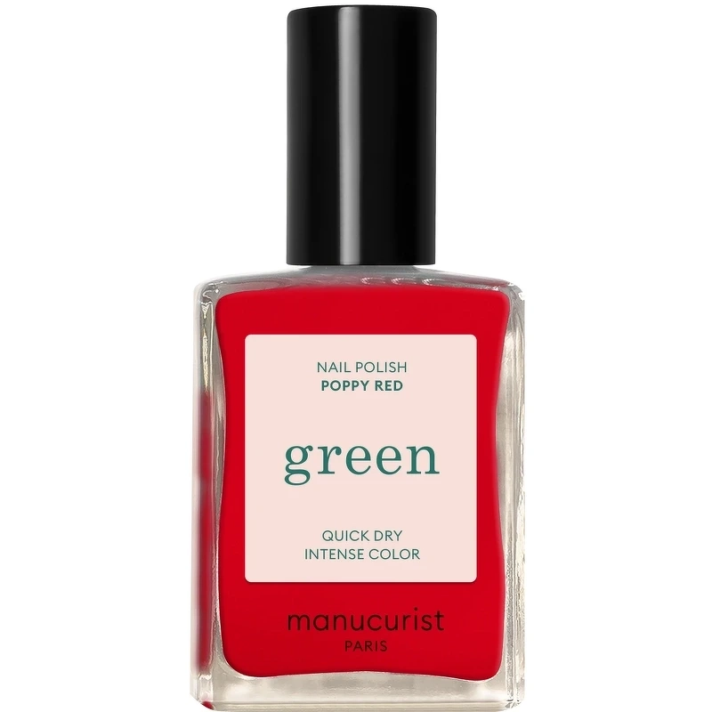Manucurist Green Nail Polish - Poppy Red 15 ml (GWP)