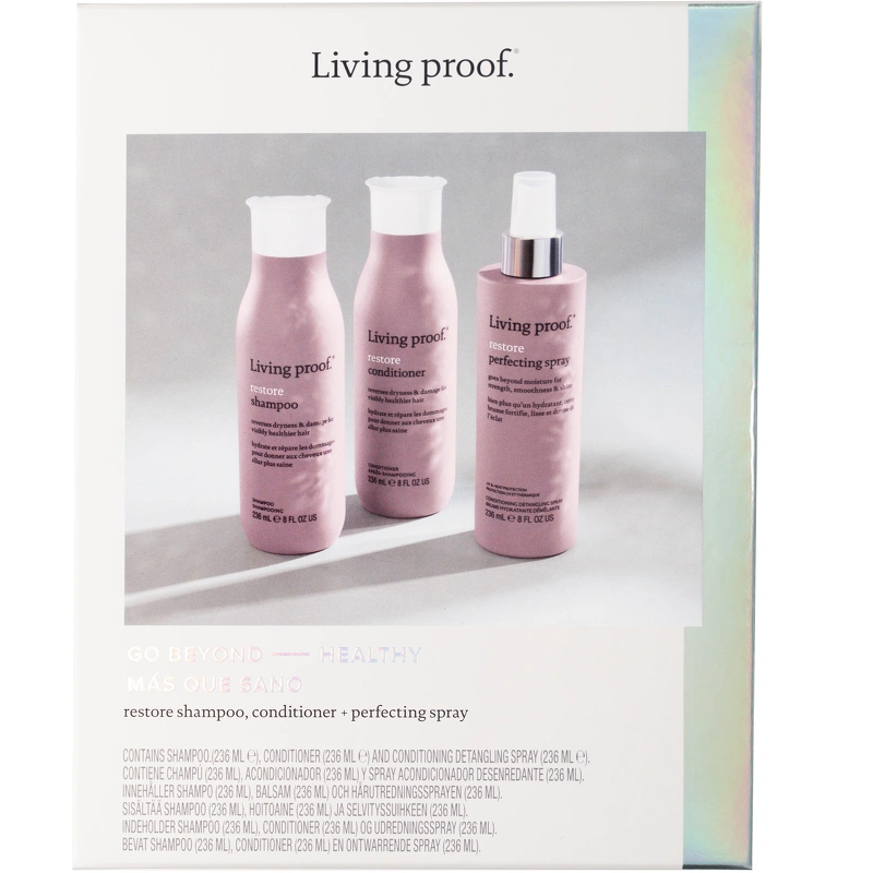 Tilbud Living Proof Go Beyond Healthy Giftbox (Limited Edition) køb billig