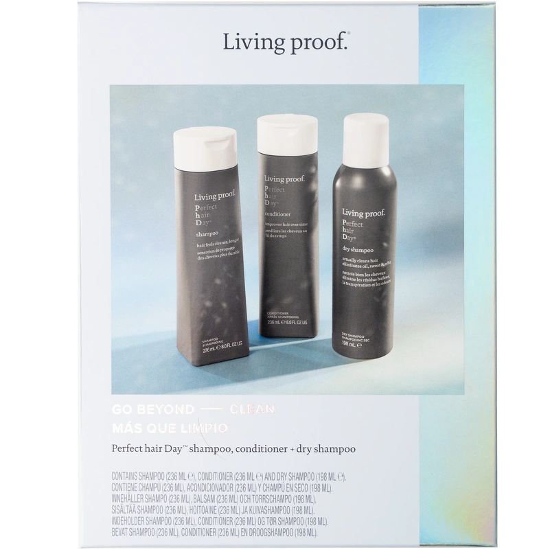 Tilbud Living Proof Go Beyond Clean Giftbox (Limited Edition) køb billig