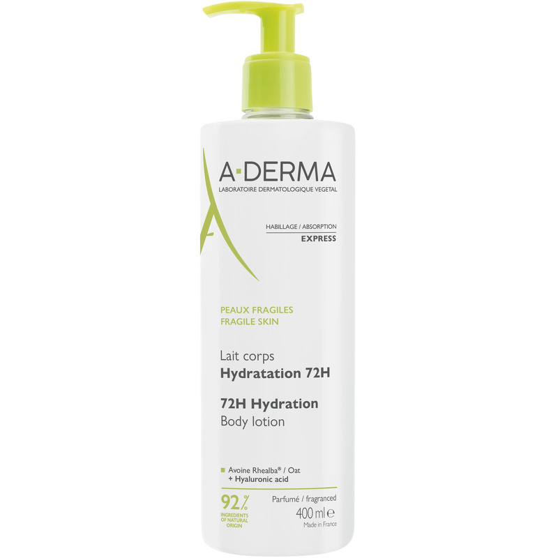 A-DERMA 72H Hydrating Body Lotion 400 ml
