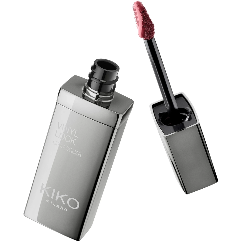 Vintilbud KIKO Milano Vinyl Lock Lip Lacquer 4 ml 03 Natural Nude køb billig
