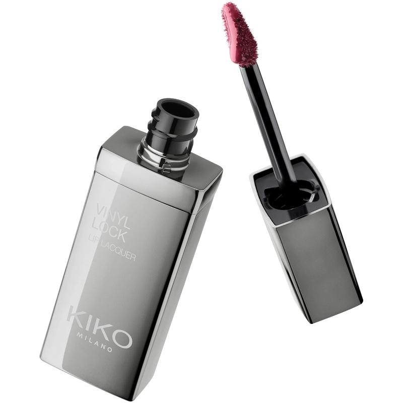 Vintilbud KIKO Milano Vinyl Lock Lip Lacquer 4 ml 04 Taste Of Mauve køb billig
