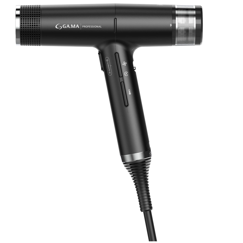 Vintilbud Gama Professional IQ1 Hair Dryer Black køb billig
