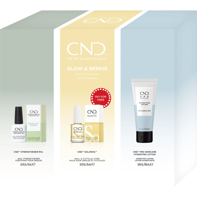 CND Glow & Repair Trio Kit 130 ml