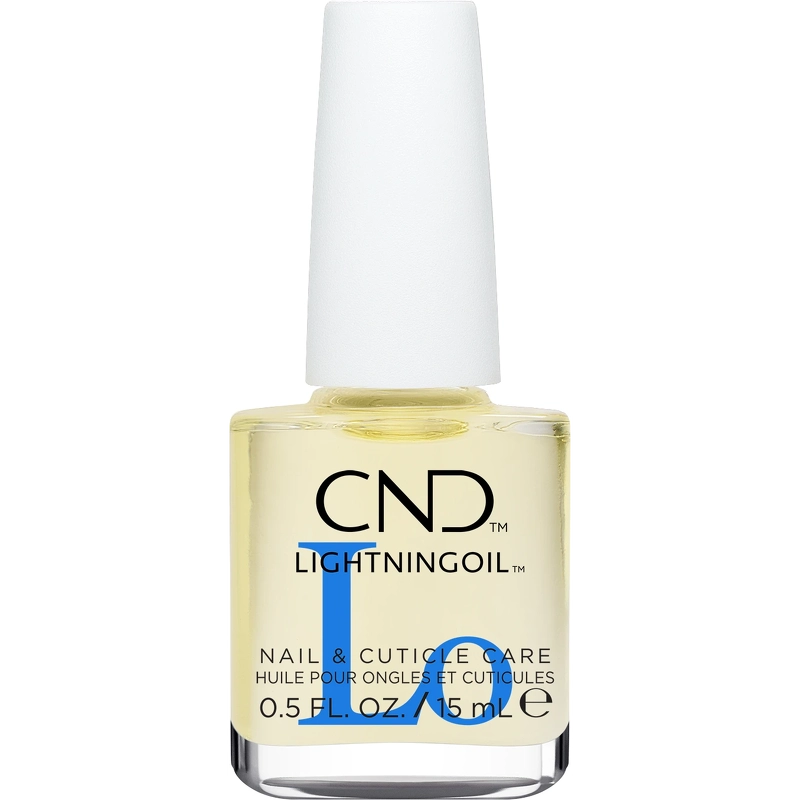 Vintilbud CND Lightning Oil Nail and Cuticle Care 15 ml køb billig