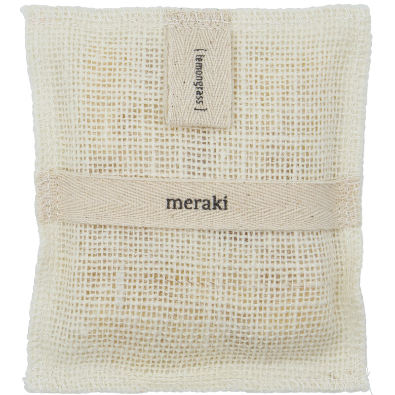 Meraki - Badehandske Med Sæbe Lemongrass 140g