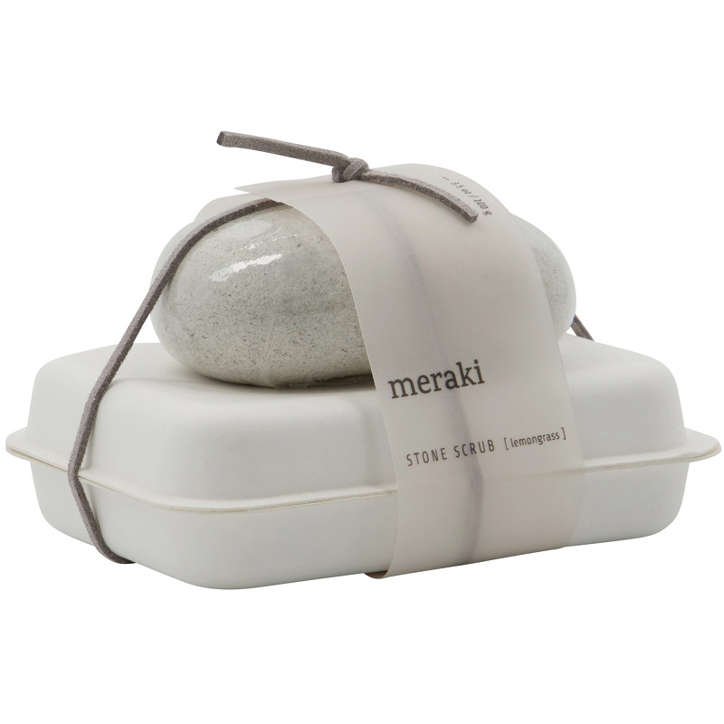 Meraki Stone Scrub 100 g - Lemongrass