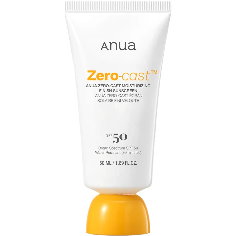 Anua Zero-Cast Moisturizing Finish Sunscreen SPF 50 - 50 ml