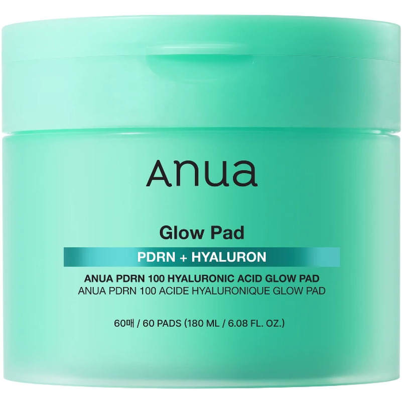 ANUA PDRN 100 Hyaluronic Acid Glow Pad 180 ml