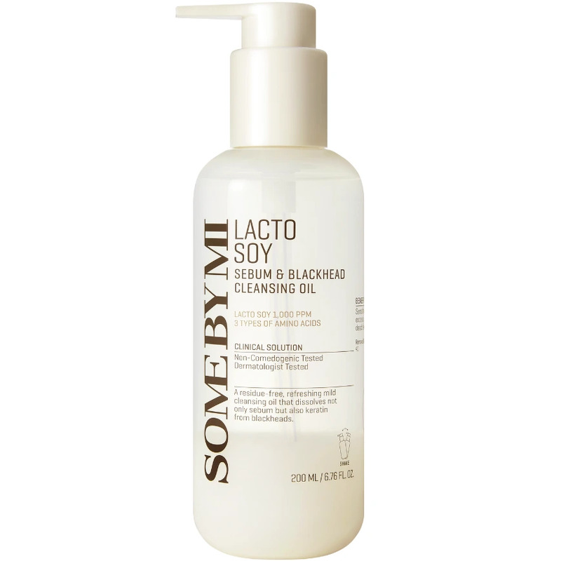 Some By Mi - Lactosoy Sebum & Blackhead Cleansing Oil 200 Ml - Rens