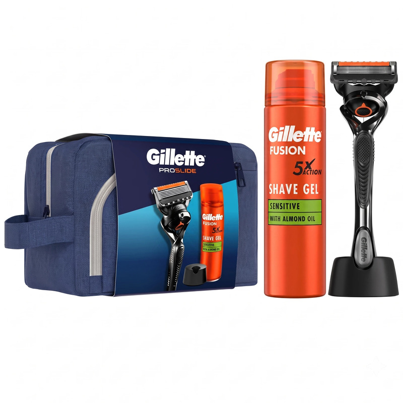 Gillette Proglide Bag Gavesæt 4 pcs