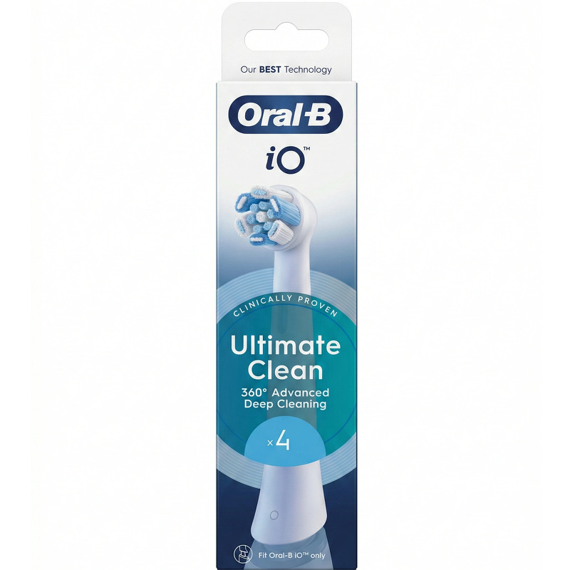 Oral-B IO Ultimate Clean Refill - White 4 pieces