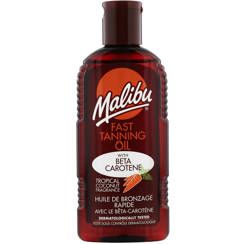 Malibu Fast Tanning Oil With Beta Carotene 200 ml