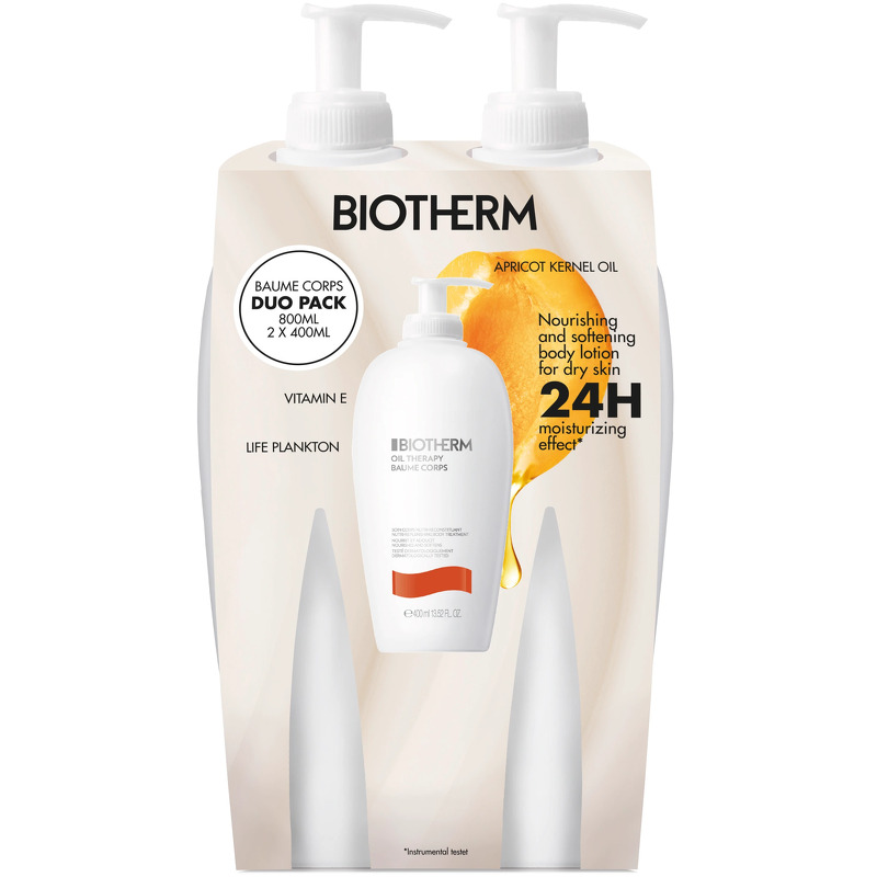 Biotherm Oil Therapy Baume Corps Duo Gavesæt 2 x 400 ml