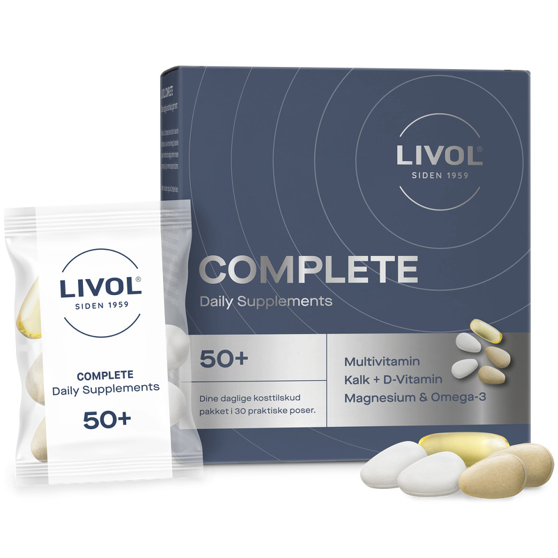 Livol Complete Daily Supplements 50+ 30 pieces