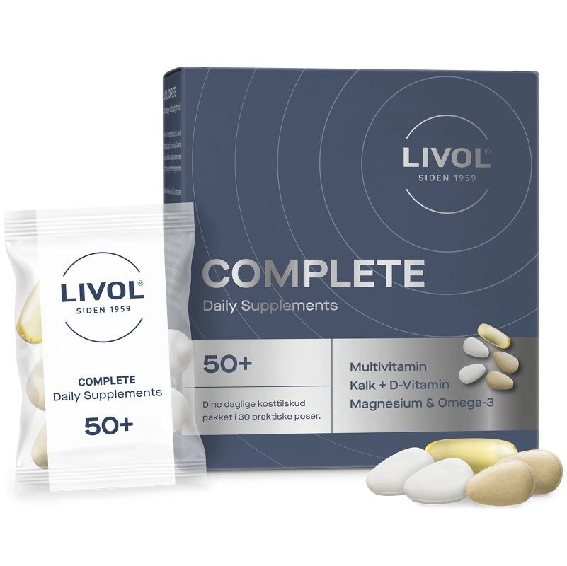 Livol Complete Daily Supplements 50+ - 30 Pieces