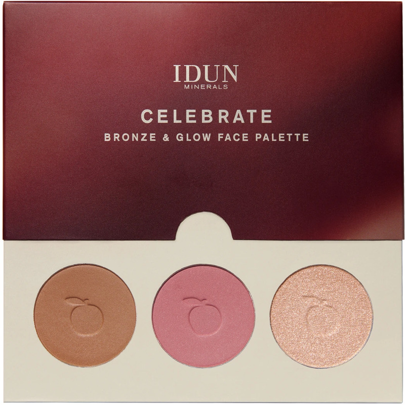 IDUN Minerals Celebrate Bronze & Glow Face Palette 7,6 g - Celebrate (Limited Edition)